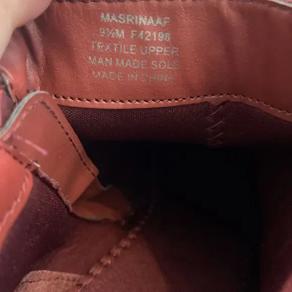 Style & Co Masrinaa Block-Heel Ankle Bootie Scarlet Micro Size 9.5M NIB - Picture 12 of 12